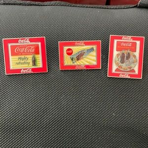 Coco Cola collectable pins